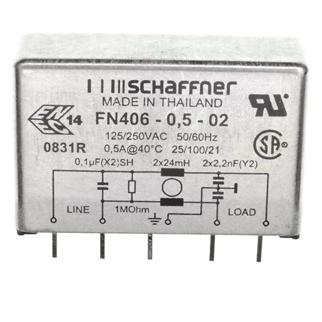 FN406-0.5-02 TE Connectivity Schaffner