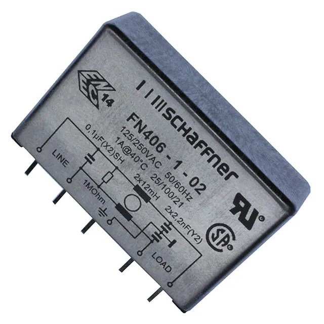 FN406-1-02 TE Connectivity Schaffner